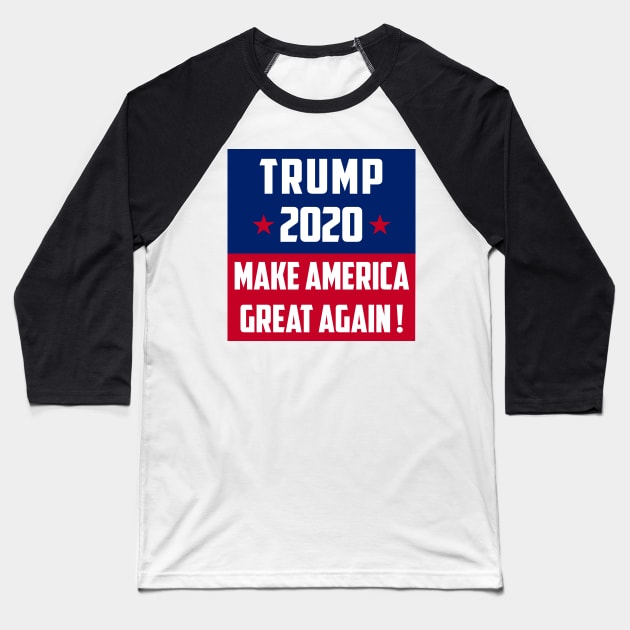 Make America Great Again Baseball T-Shirt by William Edward Husband